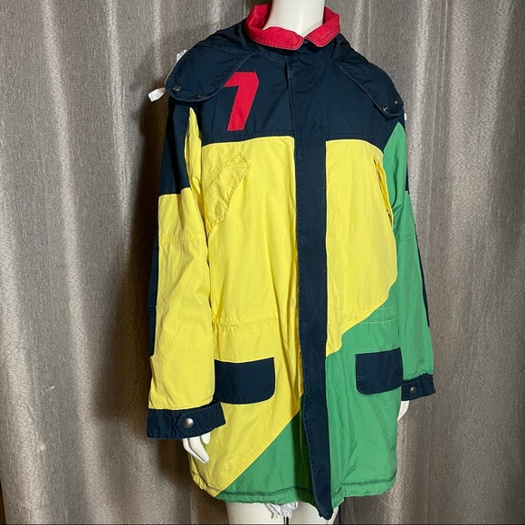 Ralph Lauren Women's Yacht Club 1992 Multicolor Hooded Jacket - Picture 14 of 17